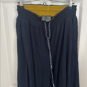 Anthropologie Saturday Sunday soft navy wide leg pants S